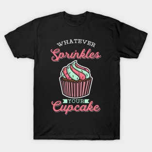 CUPCAKE CHEF Whatever Sprinkles Your Cupcake T-Shirt